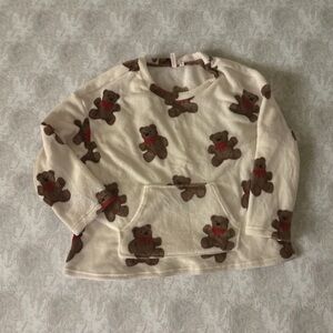 Women’s Cozy Teddy Bear Print  PJ’s NWT